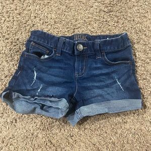 Justice jean shorts kids size 10